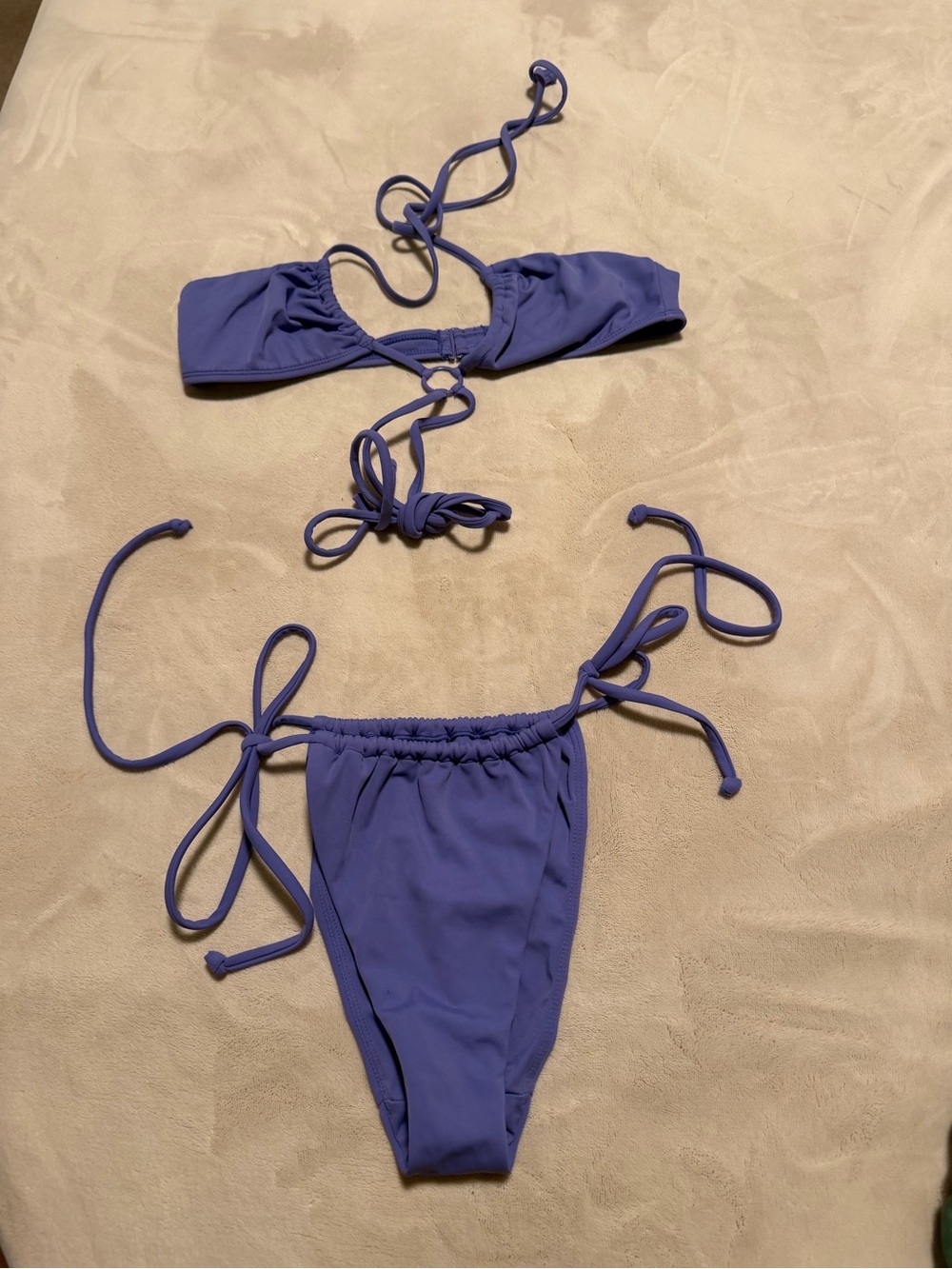 PacSun Purple Tie-String Bikini